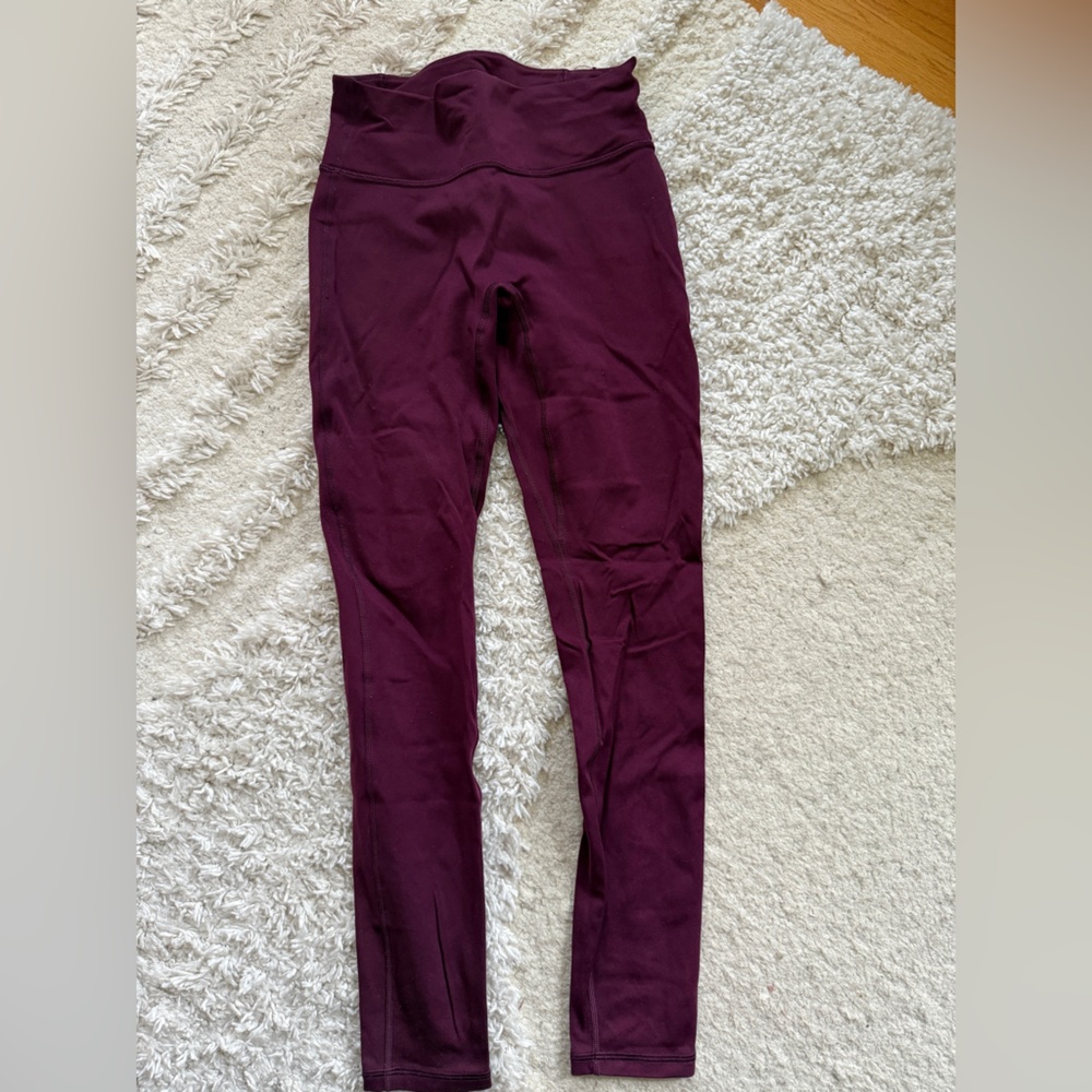 Fabletics Motion 365 Burgundy Leggings Size S